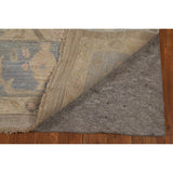 Vegetable Dye Oushak Turkish Rug Handmade Transitional Wool Carpet - 7'11"x 9'10"