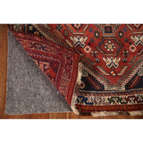 Vegetable Dye Shiraz Persian Vintage Runner Rug Handmade Wool Carpet - 3'6"x 8'11"