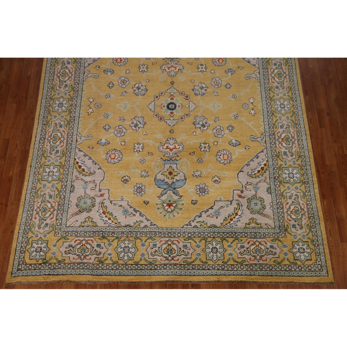 Vegetable Dye Ziegler Oriental Area Rug Hand-knotted Wool Carpet - 7'10" x 9'10"