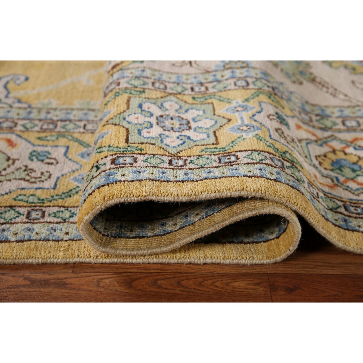 Vegetable Dye Ziegler Oriental Area Rug Hand-knotted Wool Carpet - 7'10" x 9'10"