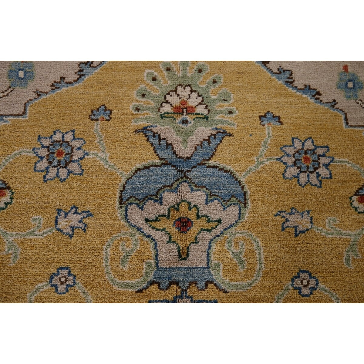 Vegetable Dye Ziegler Oriental Area Rug Hand-knotted Wool Carpet - 7'10" x 9'10"