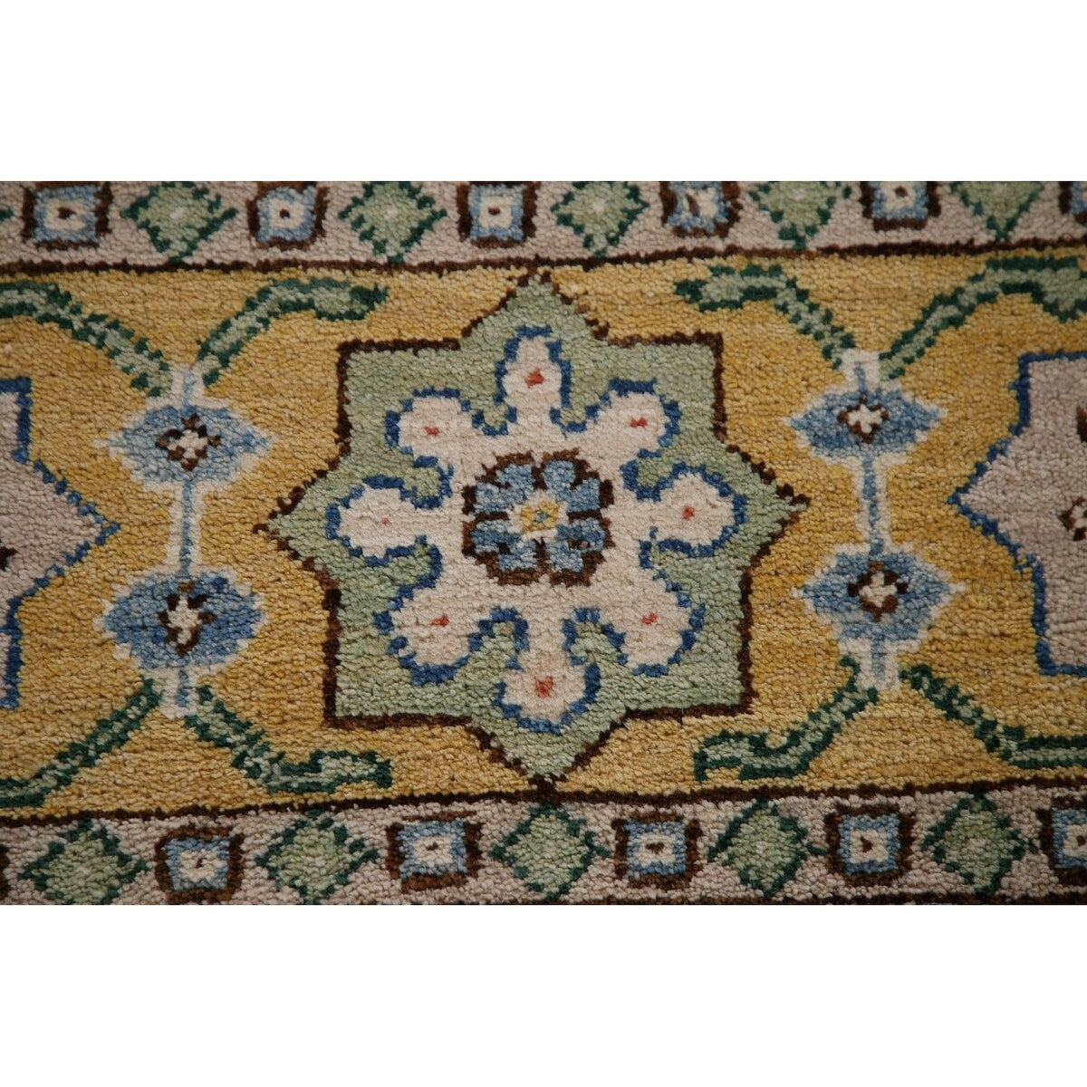 Vegetable Dye Ziegler Oriental Area Rug Hand-knotted Wool Carpet - 7'10" x 9'10"