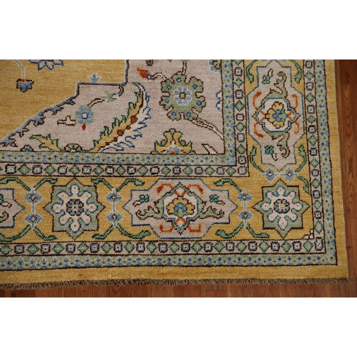 Vegetable Dye Ziegler Oriental Area Rug Hand-knotted Wool Carpet - 7'10" x 9'10"