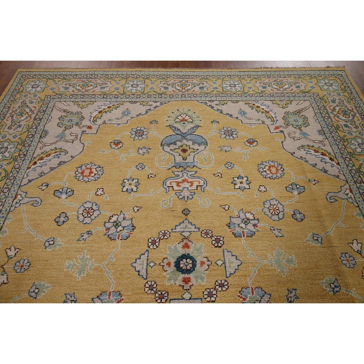 Vegetable Dye Ziegler Oriental Area Rug Hand-knotted Wool Carpet - 7'10" x 9'10"