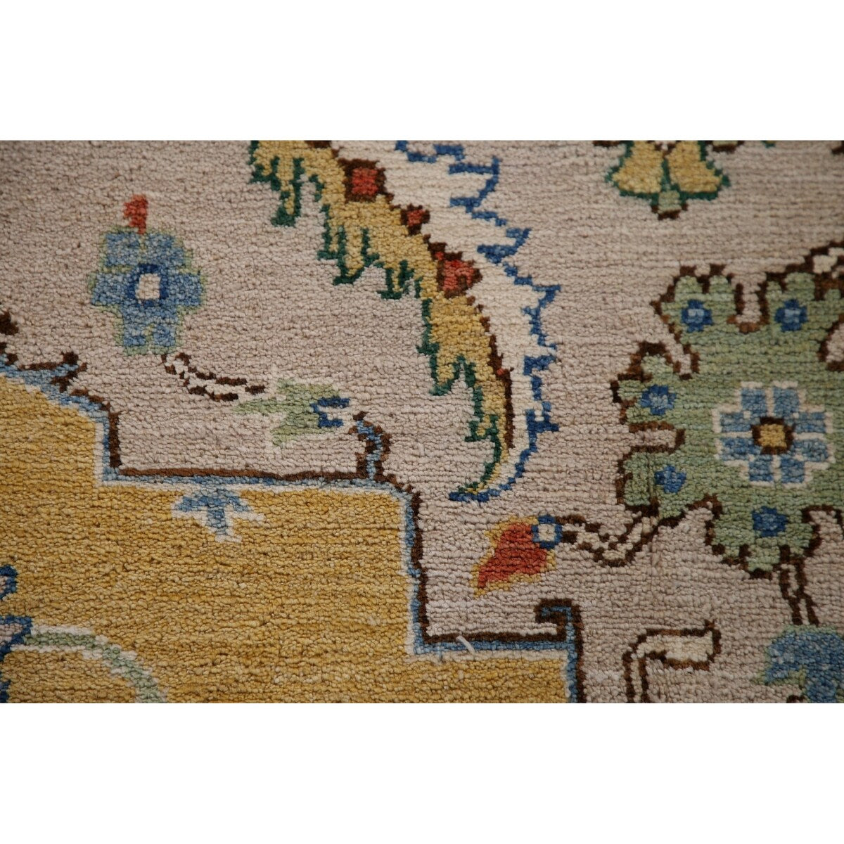 Vegetable Dye Ziegler Oriental Area Rug Hand-knotted Wool Carpet - 7'10" x 9'10"