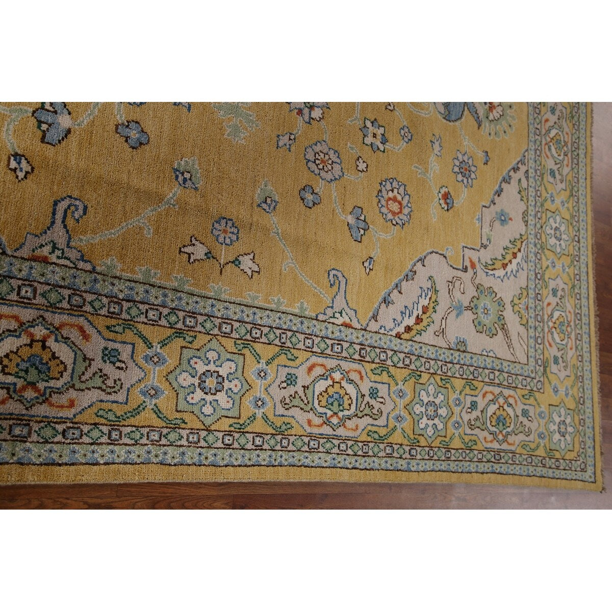Vegetable Dye Ziegler Oriental Area Rug Hand-knotted Wool Carpet - 7'10" x 9'10"