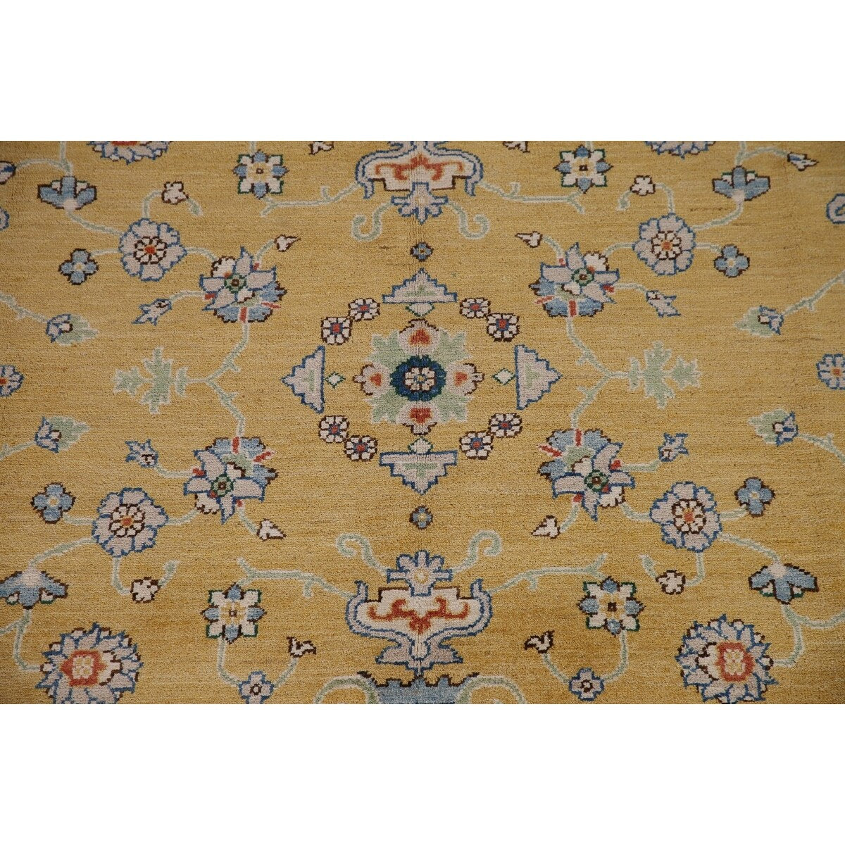Vegetable Dye Ziegler Oriental Area Rug Hand-knotted Wool Carpet - 7'10" x 9'10"