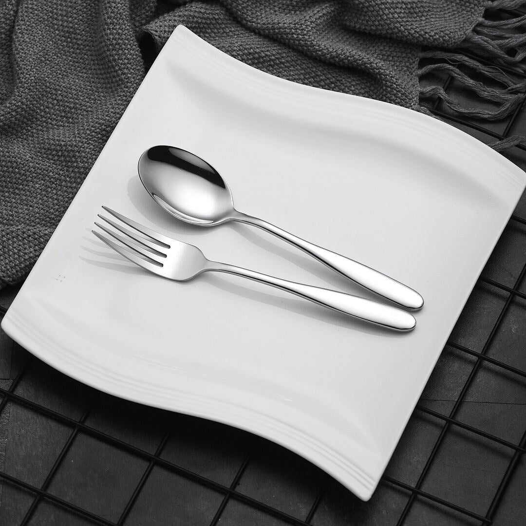 Velaze Gamma 60 pcs Silverware Flatware Set (Service for 12)