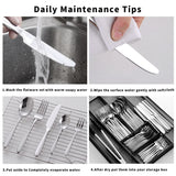 Velaze Gamma 60 pcs Silverware Flatware Set (Service for 12)