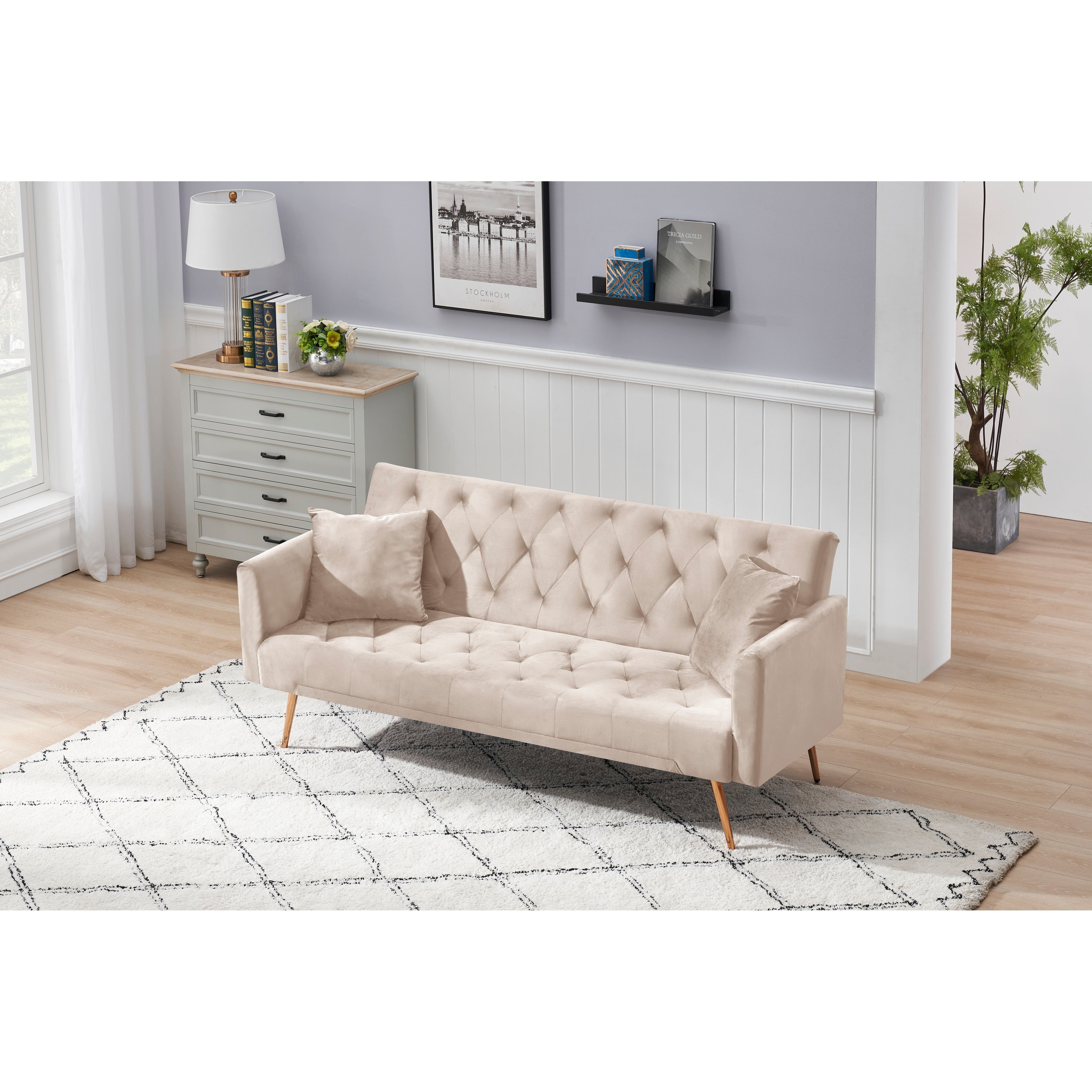 Double bed futon couch discount