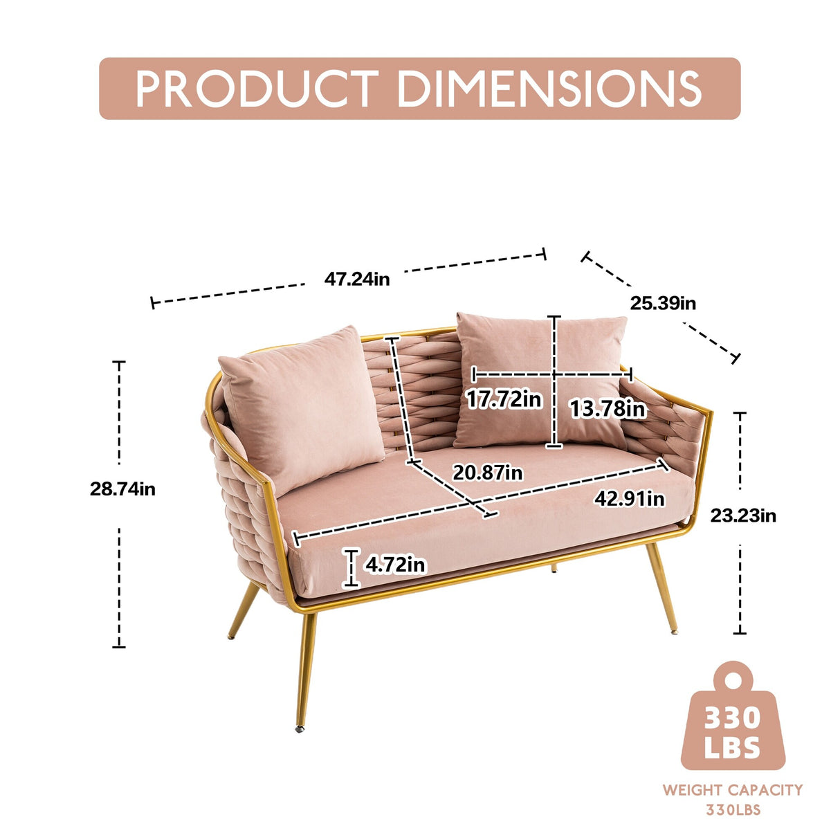 Velvet Accent Chair Modern Upholstered Armsofa Tufted Sofa with Metal Frame, Single Leisure sofa for Living Room
