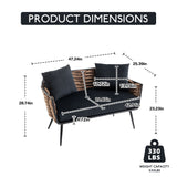 Velvet Accent Chair Modern Upholstered Armsofa Tufted Sofa with Metal Frame, Single Leisure sofa for Living Room