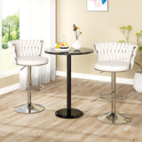 Velvet Bar Stool Set of 2, Counter Height Bar Height Adjustable Counter Height Kitchen Bar Chair Cushion Island Chair