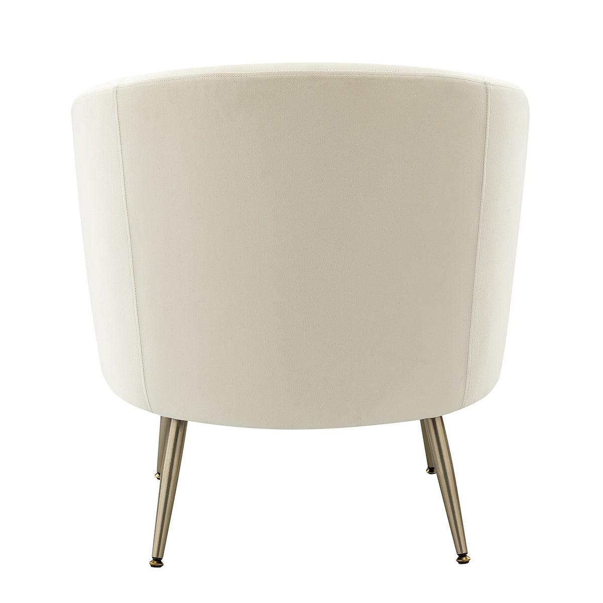 Velvet Barrel Chair Lounge Chairs Modern Curved Padded Seat Backrest Arm Chair