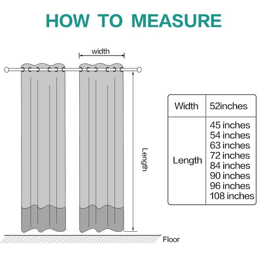 Velvet Curtains 63" Long,Light Blocking Thermal Insulating Soundproof Set of 2