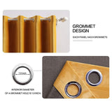 Velvet Curtains 63" Long,Light Blocking Thermal Insulating Soundproof Set of 2