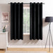 Velvet Curtains 63" Long,Light Blocking Thermal Insulating Soundproof Set of 2