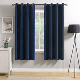Velvet Curtains 63" Long,Light Blocking Thermal Insulating Soundproof Set of 2
