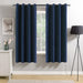 Velvet Curtains 63" Long,Light Blocking Thermal Insulating Soundproof Set of 2