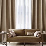 Velvet Curtains 63" Long,Light Blocking Thermal Insulating Soundproof Set of 2