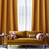 Velvet Curtains 63" Long,Light Blocking Thermal Insulating Soundproof Set of 2