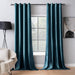 Velvet Curtains 63" Long,Light Blocking Thermal Insulating Soundproof Set of 2