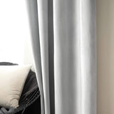 Velvet Curtains 63" Long,Light Blocking Thermal Insulating Soundproof Set of 2