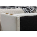Velvet Fabric Storage Bench Bedroom Bench With Gold Metal Trim Strip For Living Room Bedroom Indoor