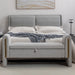 Velvet Fabric Storage Bench Bedroom Bench With Gold Metal Trim Strip For Living Room Bedroom Indoor