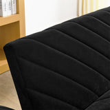 Velvet Futon Couch Convertible Folding Sofa Bed Tufted Couch