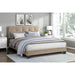 Velvet Queen Platform Bed with Adjustable Tufted Headboard