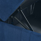 Velvet Sectional Modular Convertible Sofa Bed Set