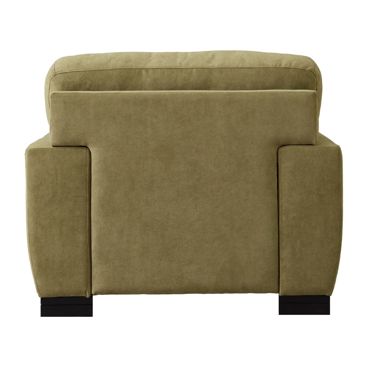 Velvet Sofa Chaise Recliners Oversized Chair Bed with Pillow, Green