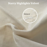 Velvet Sofa Couch Luxury Modern Upholstered sofa with 2 Pillows