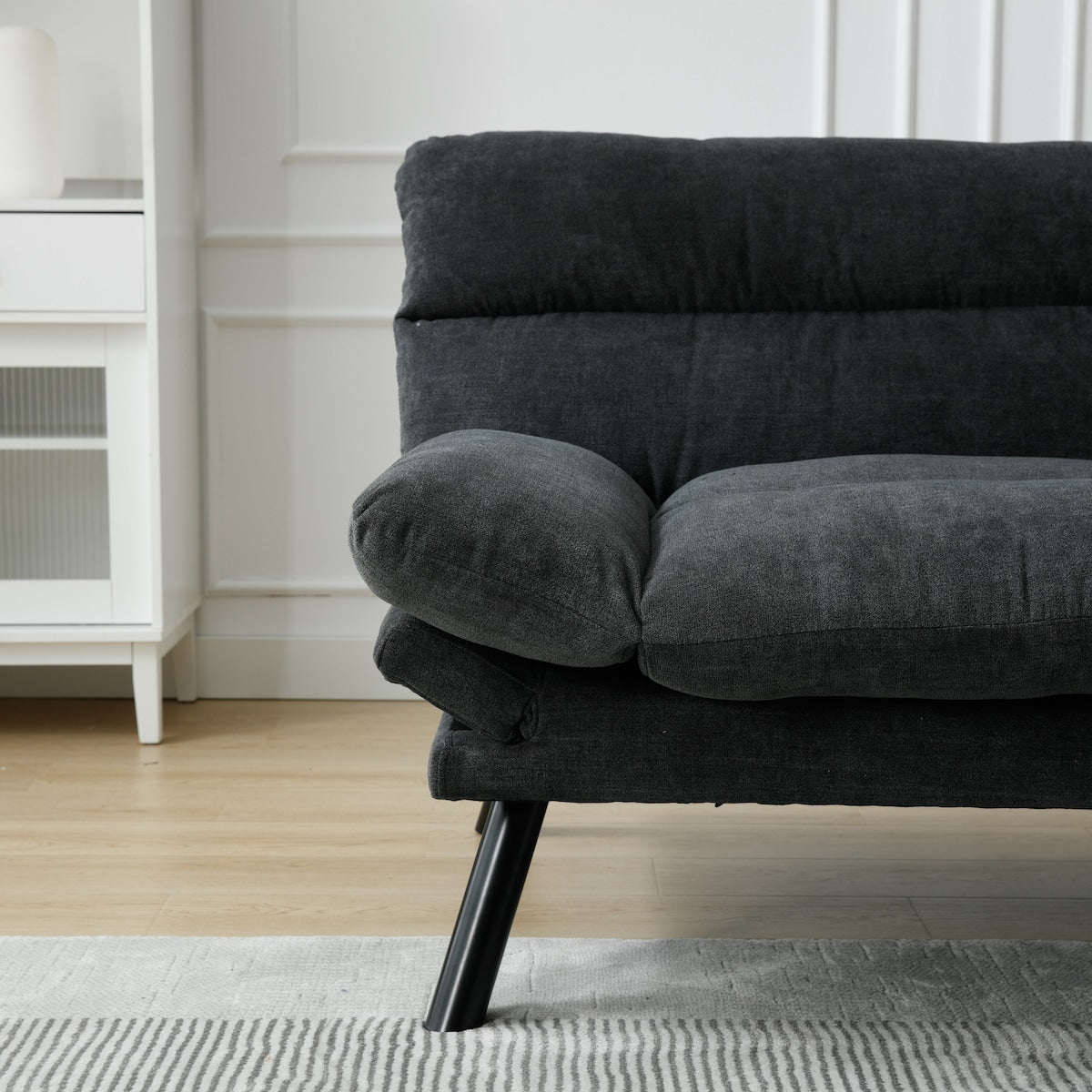 Velvet Sofa , Accent sofa loveseat sofa with metal feet