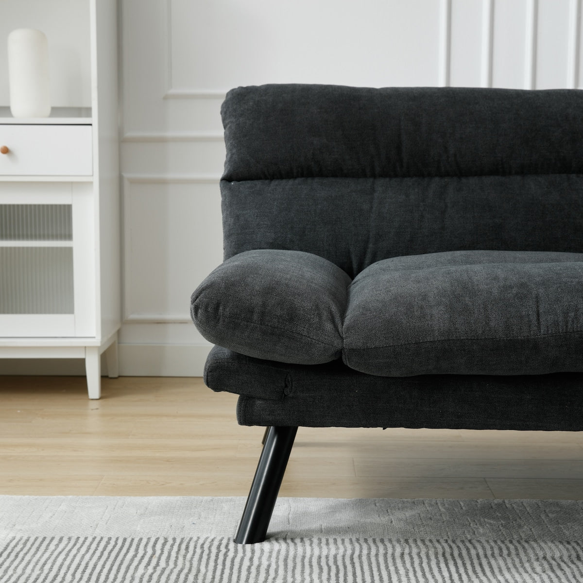 Velvet Sofa , Accent sofa loveseat sofa with metal feet