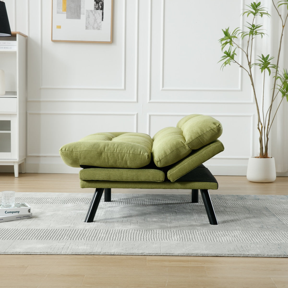 Velvet Sofa , Accent sofa loveseat sofa with metal feet
