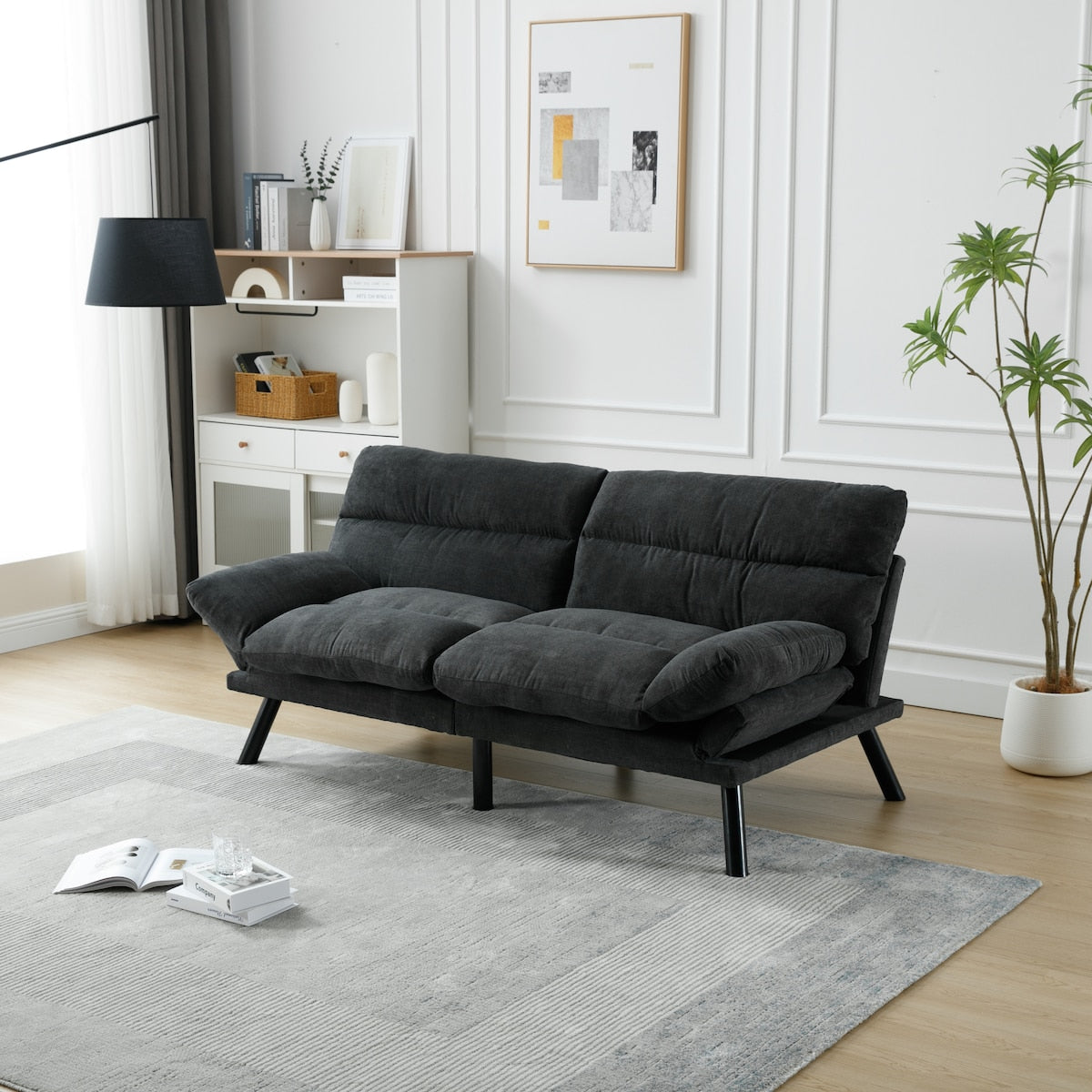 Velvet Sofa , Accent sofa loveseat sofa with metal feet