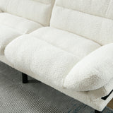 Velvet Sofa , Accent sofa loveseat sofa with metal feet