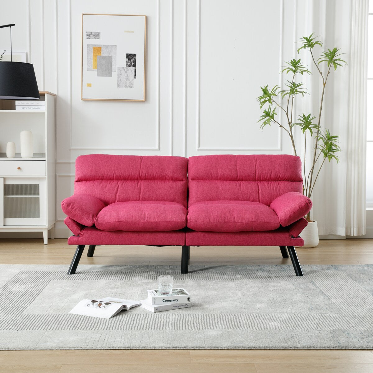 Velvet Sofa , Accent sofa loveseat sofa with metal feet