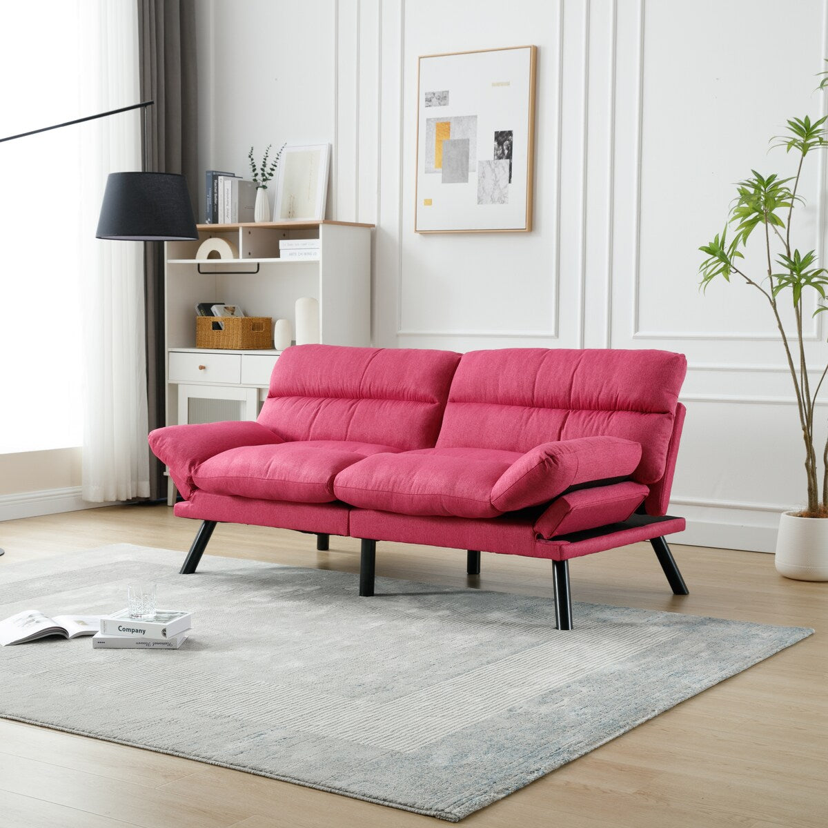 Velvet Sofa , Accent sofa loveseat sofa with metal feet