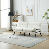 Velvet Sofa , Accent sofa loveseat sofa with metal feet