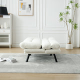 Velvet Sofa , Accent sofa loveseat sofa with metal feet