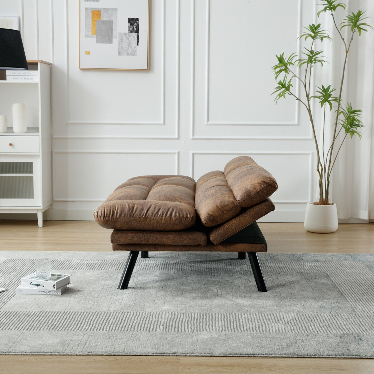Velvet Sofa , Accent sofa loveseat sofa with metal feet