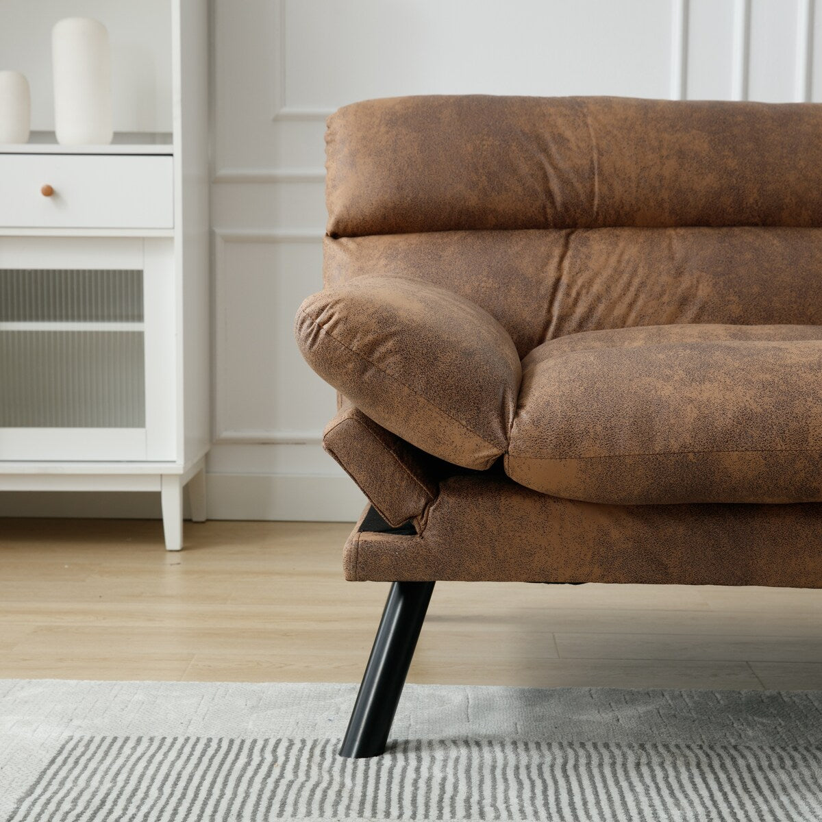 Velvet Sofa , Accent sofa loveseat sofa with metal feet
