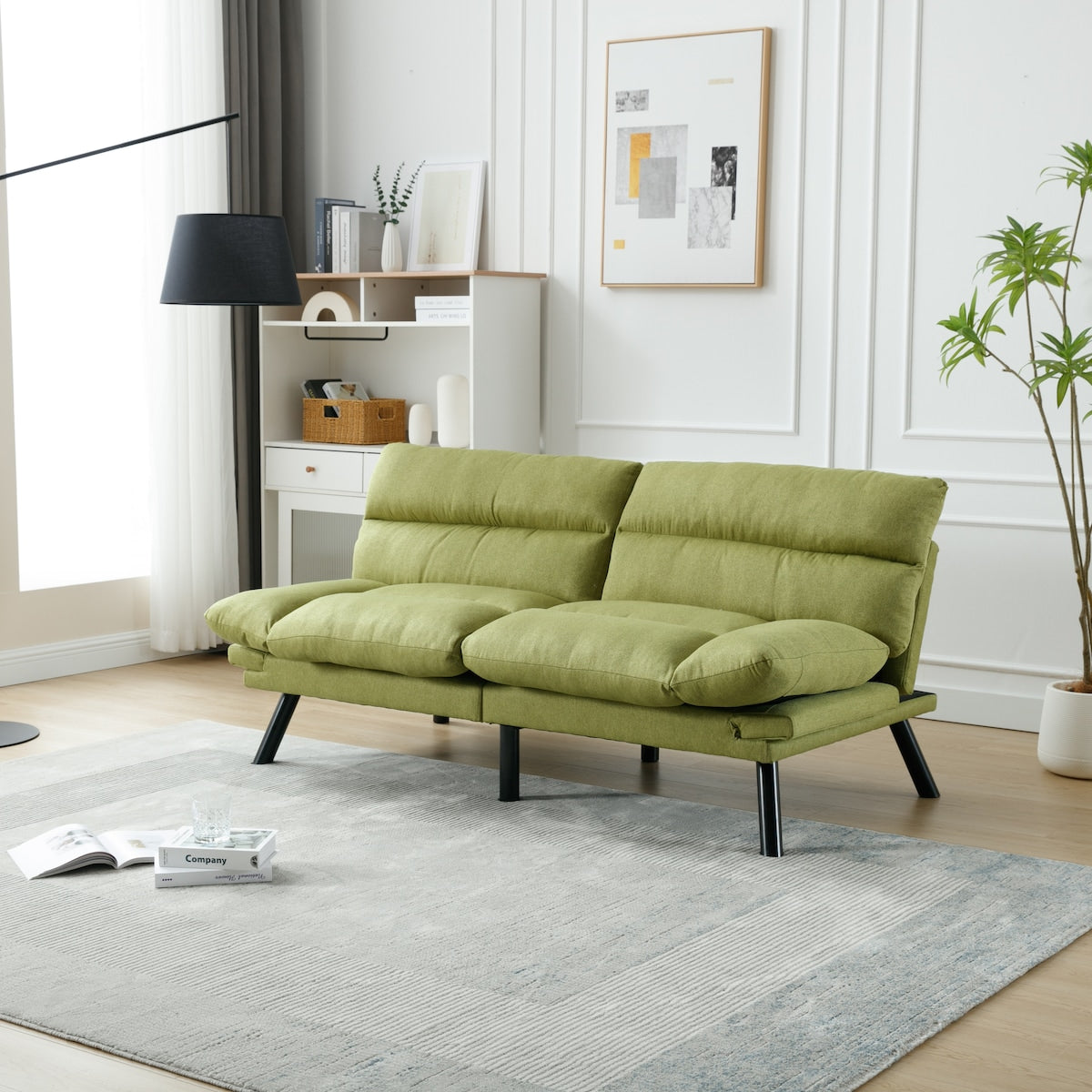 Velvet Sofa , Accent sofa loveseat sofa with metal feet
