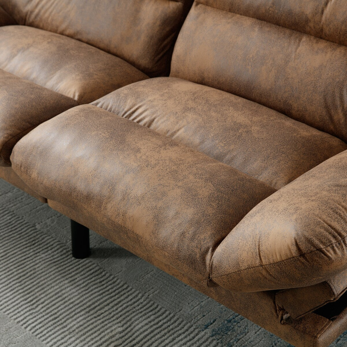 Velvet Sofa , Accent sofa loveseat sofa with metal feet