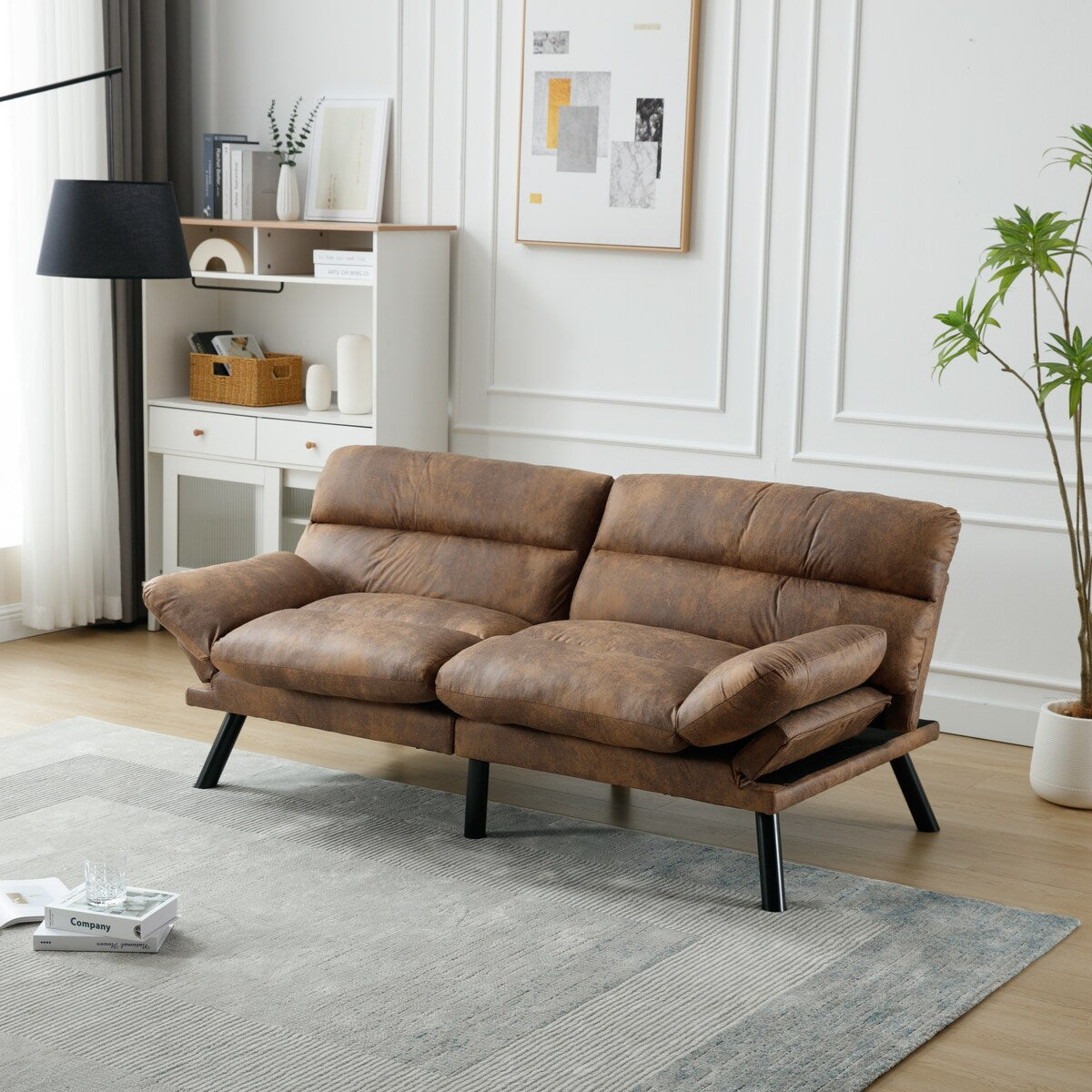Velvet Sofa , Accent sofa loveseat sofa with metal feet