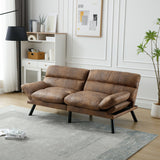Velvet Sofa , Accent sofa loveseat sofa with metal feet