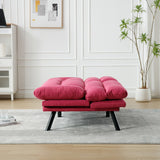 Velvet Sofa , Accent sofa loveseat sofa with metal feet